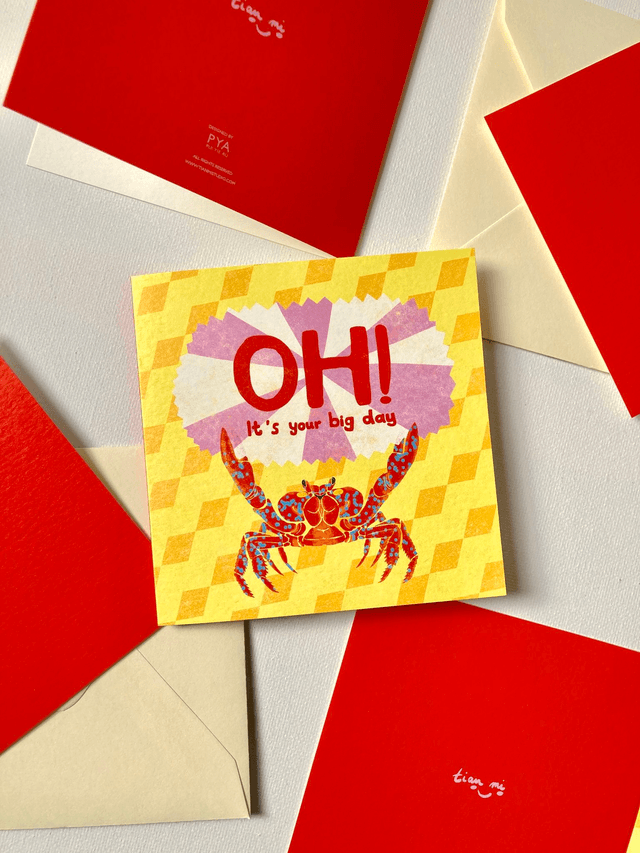 Greeting card - OH Crab!