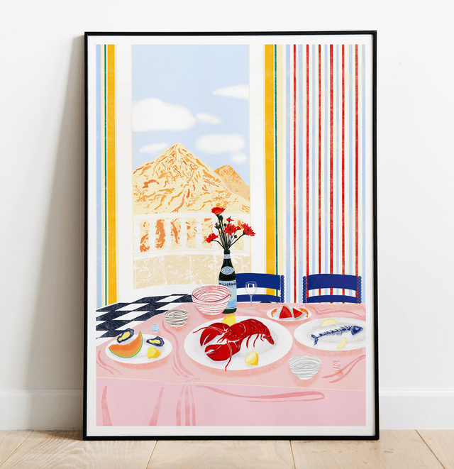 Lobster Lunch Still Life