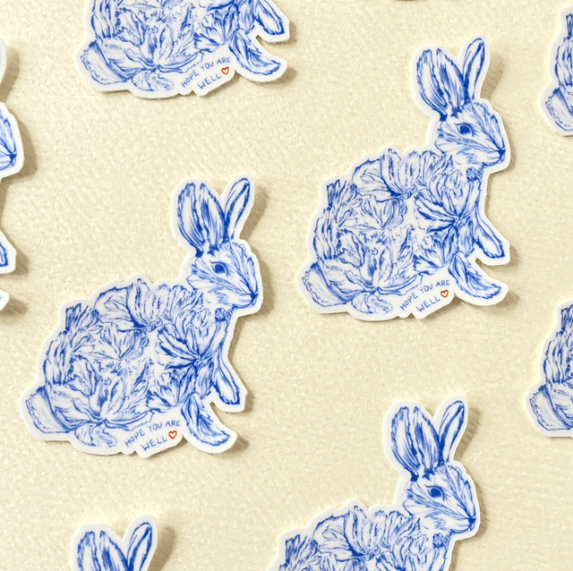 Hope you are well Bunny - Sticker