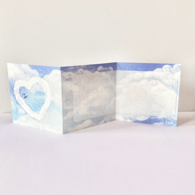 Airplane message DIY greetingcard