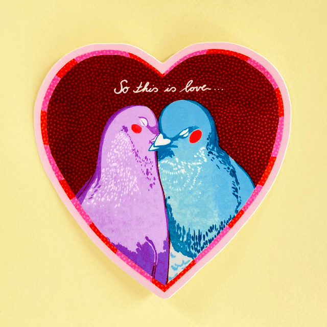 Pigeon Love - Sticker