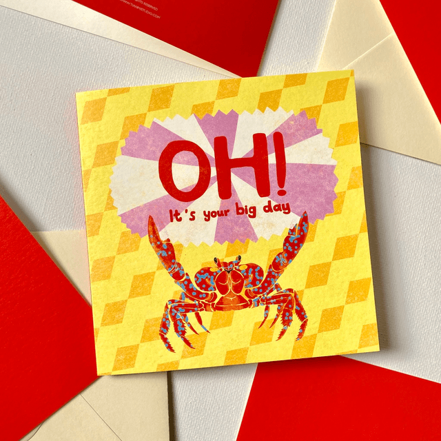 Greeting card - OH Crab!