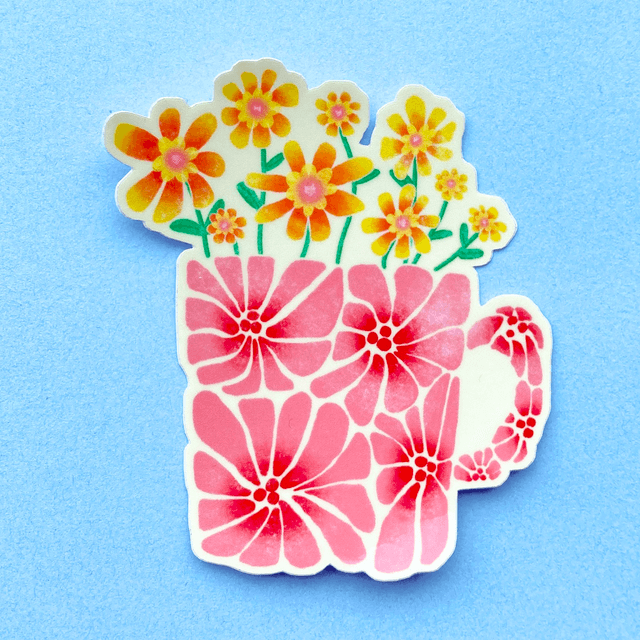 Flowercup - Sticker