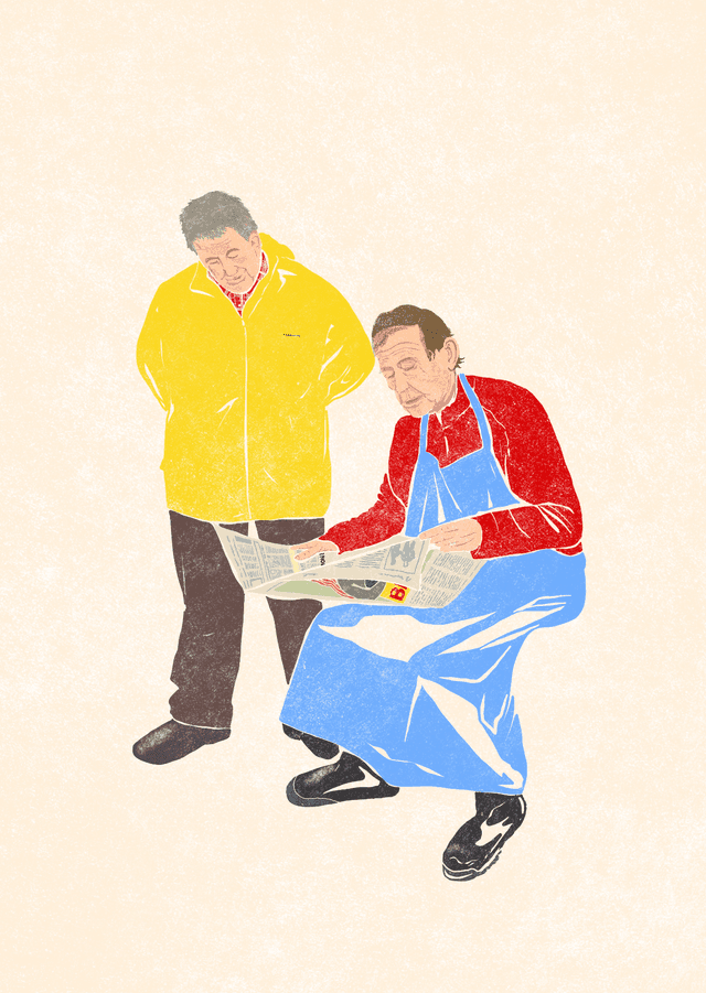 Grandpas reading